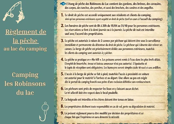 24 - Les Robinson Du - - Peche Gratuite Sans Permis Campingplads *